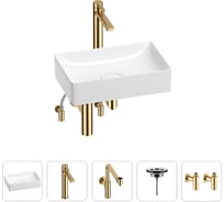 Раковина для ванной Wellsee Pure BY в наборе 5в1 201004373