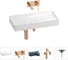 Раковина для ванной Wellsee Pure BY в наборе 4в1 201002799 1