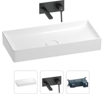 Раковина для ванной Wellsee Pure BY201000752 в наборе 2 в 1 201000752