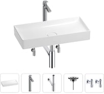 Раковина для ванной Wellsee Pure BY в наборе 5в1 201004456