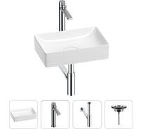 Раковина для ванной Wellsee Pure BY в наборе 4в1 201002571