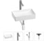 Раковина для ванной Wellsee Pure BY Wellsee в наборе 4в1 201002541 1
