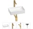 Раковина для ванной Wellsee Pure BY Wellsee в наборе 4в1 201002543 1