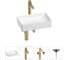 Раковина для ванной Wellsee Pure BY201002588 в наборе 4 в 1 201002588 1
