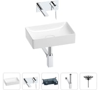 Раковина для ванной Wellsee Pure BY в наборе 4в1 201002551