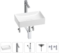 Раковина для ванной Wellsee Pure BY в наборе 5в1 201004356
