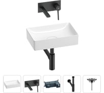 Раковина для ванной Wellsee Pure BY в наборе 4в1 201002582