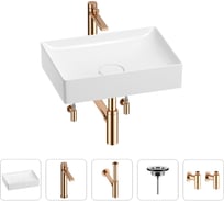 Раковина для ванной Wellsee Pure BY в наборе 5в1 201004414