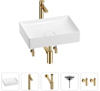 Раковина для ванной Wellsee Pure BY в наборе 5в1 201004378