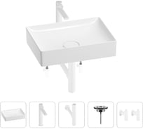 Раковина для ванной Wellsee Pure BY Wellsee в наборе 5в1 201004405