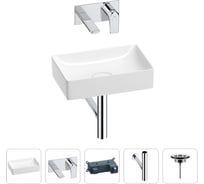 Раковина для ванной Wellsee Pure BY в наборе 4в1 201002561