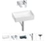 Раковина для ванной Wellsee Pure BY в наборе 4в1 201002561 1