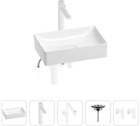 Раковина для ванной Wellsee Pure BY в наборе 5в1 201004375