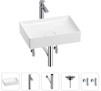 Раковина для ванной Wellsee Pure BY Wellsee в наборе 5в1 201004396