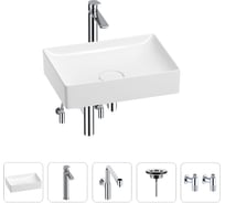 Раковина для ванной Wellsee Pure BY в наборе 5в1 201004416