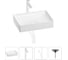 Раковина для ванной Wellsee Pure BY201002625 в наборе 4 в 1 201002625 1