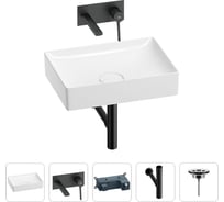 Раковина для ванной Wellsee Pure BY в наборе 4в1 201002657