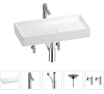 Раковина для ванной Wellsee Pure BY в наборе 5в1 201004431