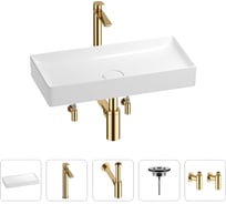 Раковина для ванной Wellsee Pure BY в наборе 5в1 201004428