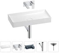 Раковина для ванной Wellsee Pure BY в наборе 4в1 201002751