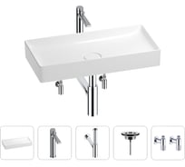 Раковина для ванной Wellsee Pure BY в наборе 5в1 201004461