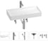 Раковина для ванной Wellsee Pure BY в наборе 5в1 201004461 1