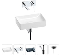 Раковина для ванной Wellsee Pure BY в наборе 4в1 201002536