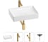 Раковина для ванной Wellsee Pure BY Wellsee в наборе 4в1 201002628 1