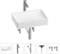 Раковина для ванной Wellsee Pure BY201004406 в наборе 5 в 1 201004406