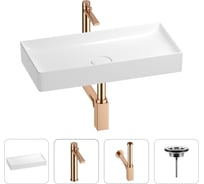 Раковина для ванной Wellsee Pure BY в наборе 4в1 201002729