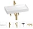 Раковина для ванной Wellsee Pure BY в наборе 5в1 201004463 1