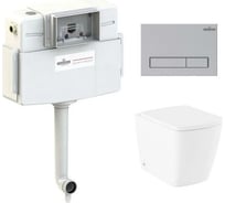 Унитаз приставной Lavinia Boho Aveo Rimless в комплекте 4 в 1 77060255