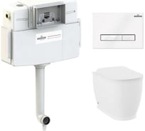 Унитаз приставной Lavinia Boho Bell Pro в комплекте 4 в 1 77060213