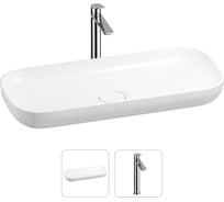 Раковина для ванной Wellsee Croquis в наборе 2 в 1 201000591