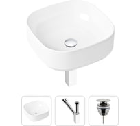 Накладная раковина для ванной Lavinia Boho Bathroom Sink Slim в комплекте 3 в 1 21520232