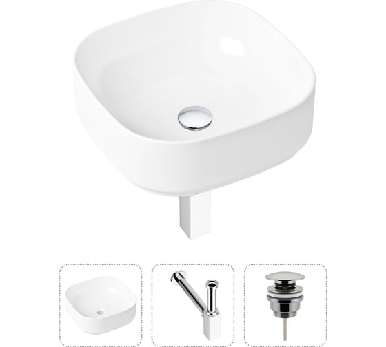 Накладная раковина для ванной Lavinia Boho Bathroom Sink Slim в комплекте 3 в 1 21520232 1