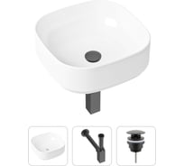Накладная раковина для ванной Lavinia Boho Bathroom Sink Slim в комплекте 3 в 1 21520234