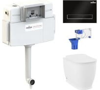 Унитаз приставной Lavinia Boho Bell Pro в комплекте 5 в 1 87060208