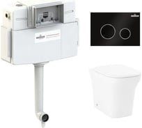 Унитаз приставной Lavinia Boho Bristol в комплекте 4 в 1 77060248