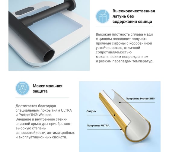 Мини раковина для туалета Lavinia Boho One в комплекте 3в1 21520770
