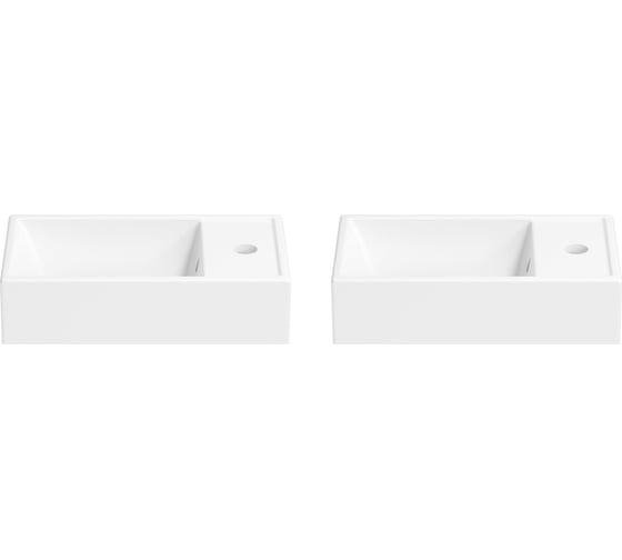 Подвесная/накладная раковина для ванной набор 2 в 1 WC Wellsee Area 151801001