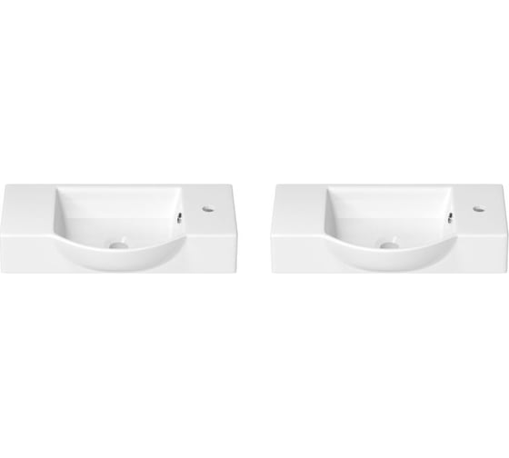 Подвесная/накладная раковина для ванной набор 2 в 1 WC Wellsee Area 151809001 1