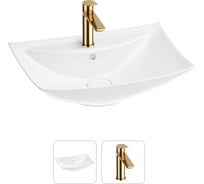 Раковина для ванной Wellsee Cerulean в наборе 2 в 1 201000798