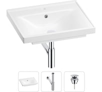 Раковина для ванной Wellsee FreeDom в наборе 3 в 1 201001491