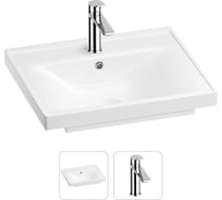 Раковина для ванной Wellsee FreeDomв наборе 2 в 1 201000836