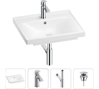 Раковина для ванной Wellsee FreeDomв наборе 4 в 1 201003181