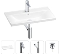 Раковина для ванной Wellsee FreeDomв наборе 4 в 1 201003286