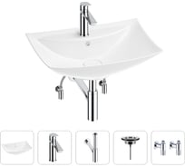 Раковина для ванной Wellsee Ceruleanв наборе 5 в 1 201004706