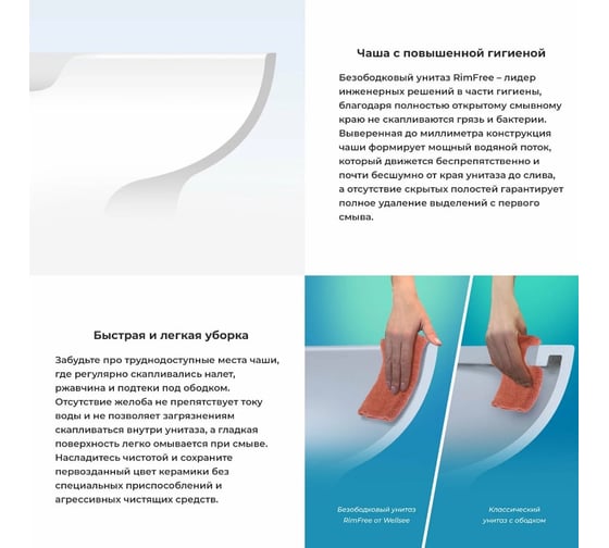Подвесной унитаз Wellsee Croquis 182614001