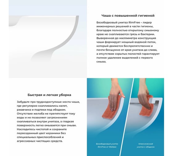 Подвесной унитаз Wellsee Pure BY 182603001